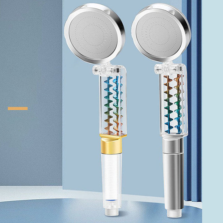 Lisslune | Contemporary Round Handheld Shower Standard Spray Adjustable Showerhead