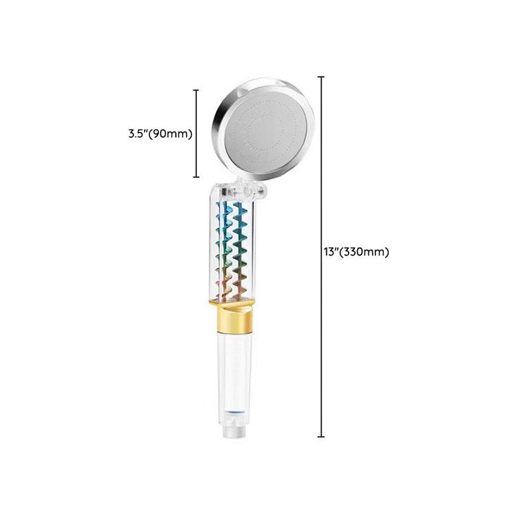 Lisslune | Contemporary Round Handheld Shower Standard Spray Adjustable Showerhead