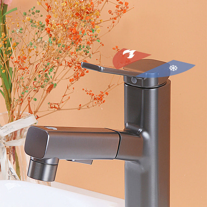 Lisslune | Basin faucet Contemporary single lever mixer tap for bathroom