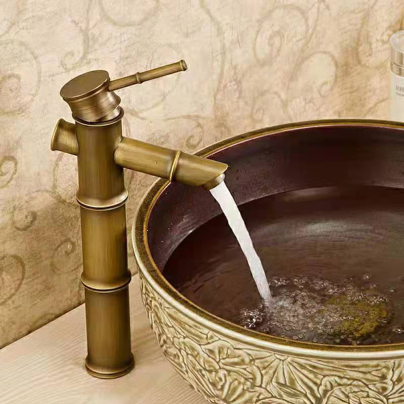 Lisslune | Round Single-Handle Water Tap Country Style Faucet