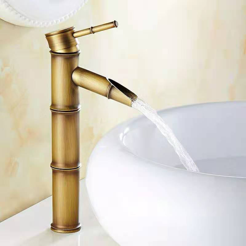 Lisslune | Round Single-Handle Water Tap Country Style Faucet