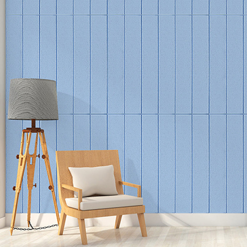 Lisslune | Solid color 3D embossed wall panel waterproof foam interior wall tile