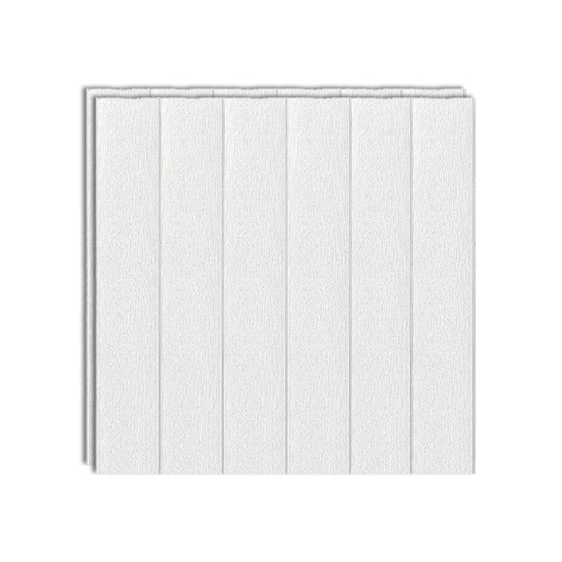 Lisslune | Solid color 3D embossed wall panel waterproof foam interior wall tile