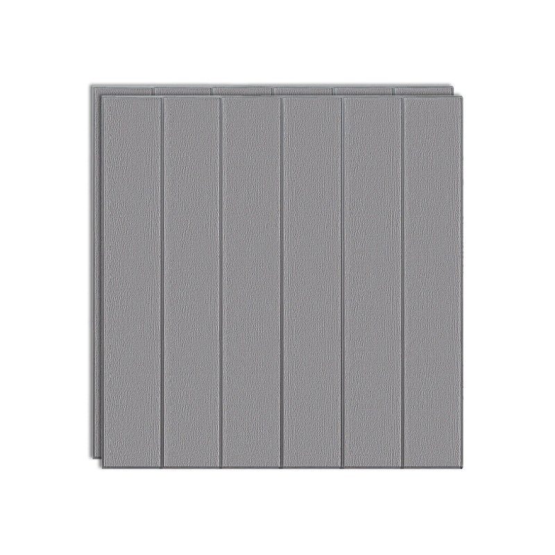 Lisslune | Solid color 3D embossed wall panel waterproof foam interior wall tile