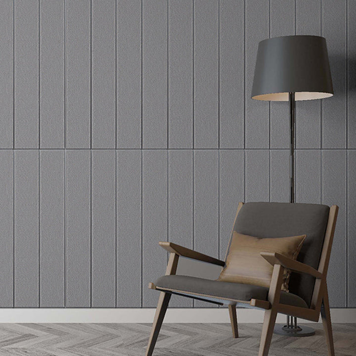 Lisslune | Solid color 3D embossed wall panel waterproof foam interior wall tile