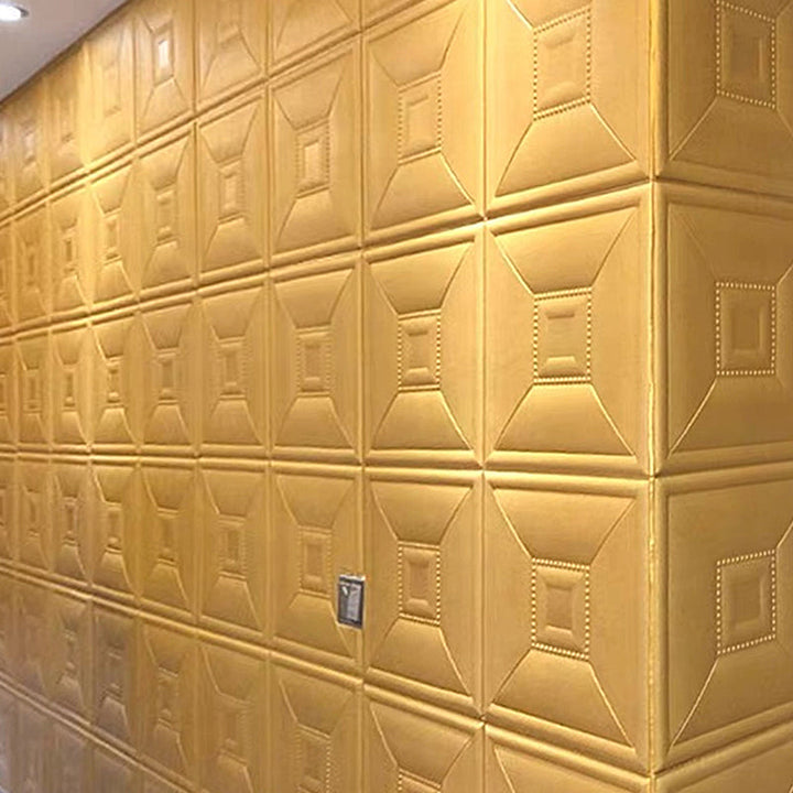 Lisslune | Glam peel and stick wall covering made of foam with 3D embossed panel