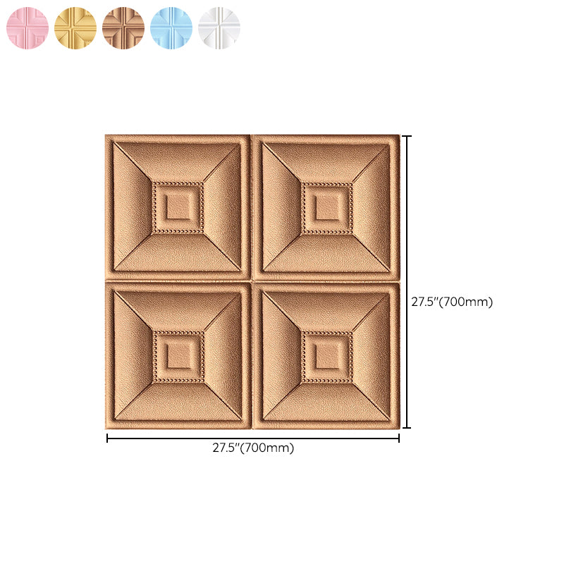 Lisslune | Glam peel and stick wall covering made of foam with 3D embossed panel