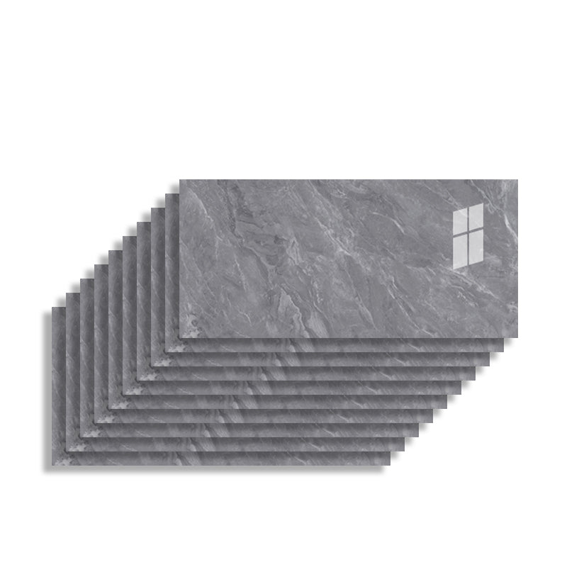 Lisslune | 10-pack 12" X 23" PVC rectangular peel & stick field tile kitchen and bathroom back paneling