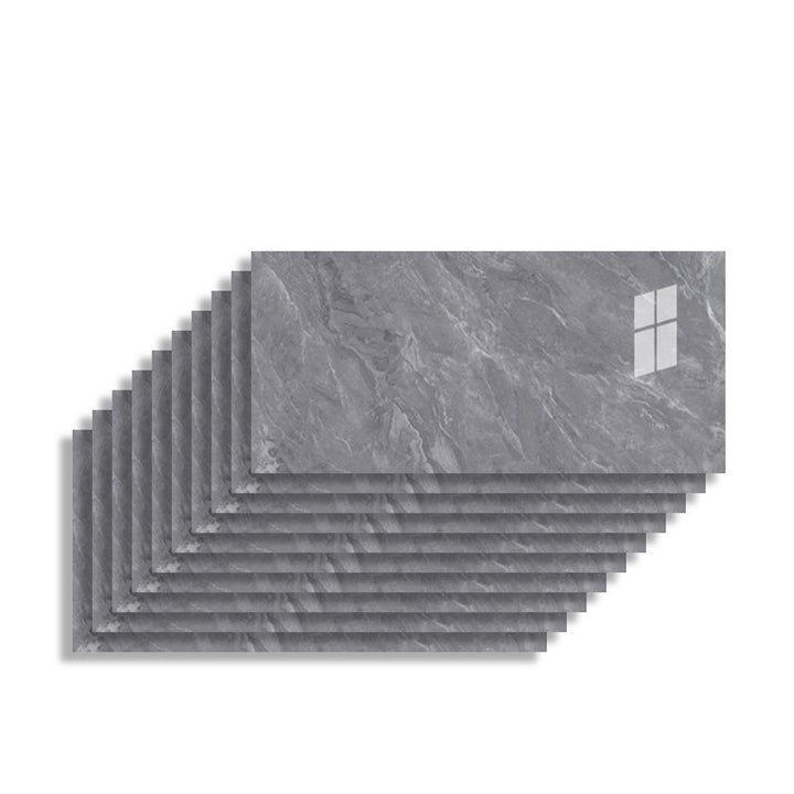Lisslune | 10-pack 12" X 23" PVC rectangular peel & stick field tile kitchen and bathroom back paneling