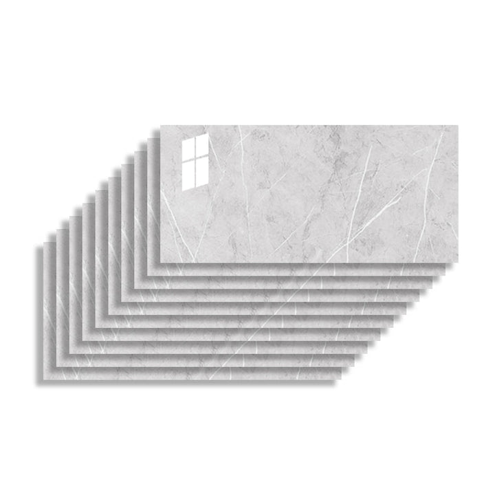 Lisslune | 10 Pack 12" X 23" PVC rectangular Peel & Stick field tile kitchen and bathroom back paneling