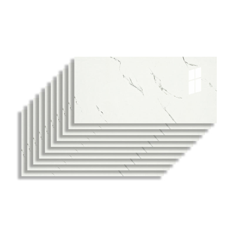 Lisslune | 10 Pack 12" X 23" PVC rectangular Peel & Stick field tile kitchen and bathroom back paneling