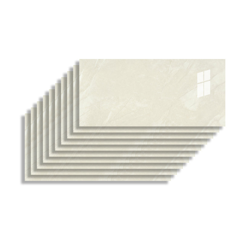 Lisslune | 10-pack 12" X 23" PVC rectangular peel & stick field tile kitchen and bathroom back paneling