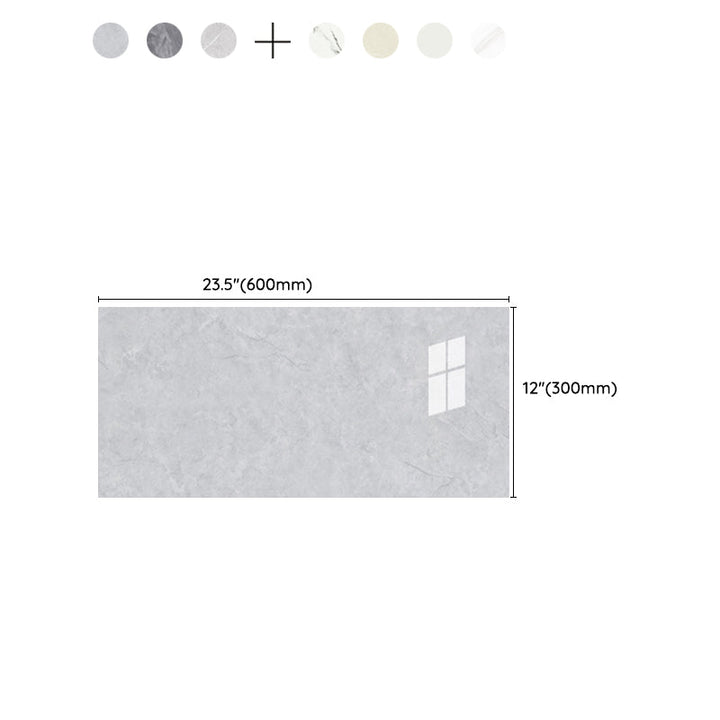 Lisslune | 10 Pack 12" X 23" PVC rectangular Peel & Stick field tile kitchen and bathroom back paneling