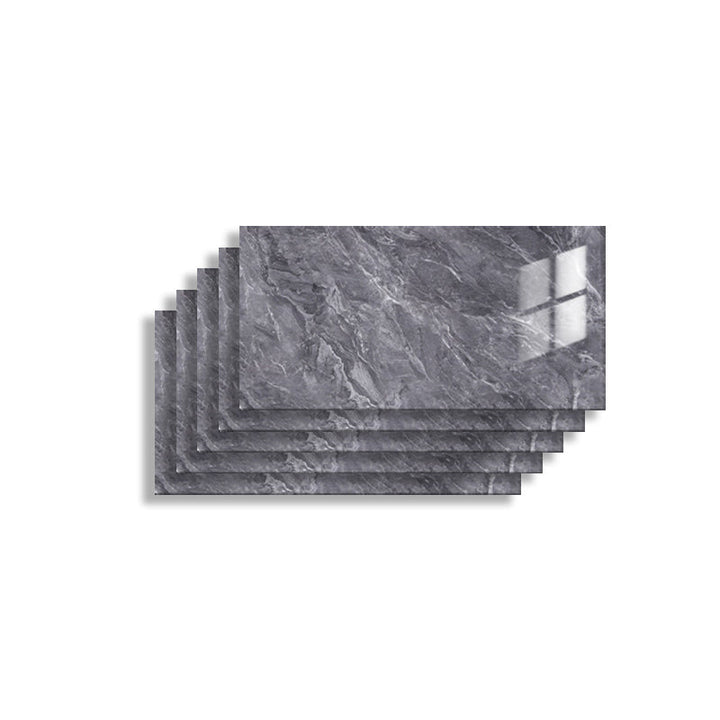Lisslune | 5 Pack 12" X 23" PVC Peel & Stick Subway Tiles Rectangular Kitchen and Bathroom Backsplash