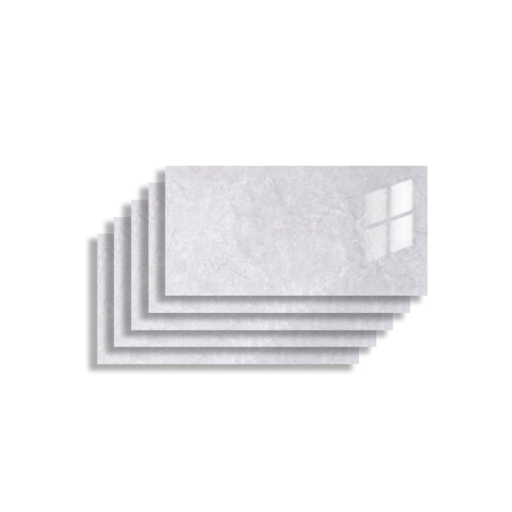 Lisslune | 5 Pack 12" X 23" PVC Peel & Stick Subway Tiles Rectangular Kitchen and Bathroom Backsplash