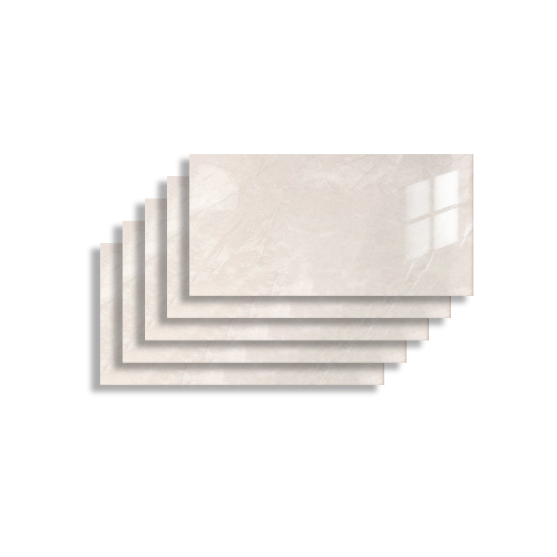 Lisslune | 5 Pack 12" X 23" PVC Peel & Stick Subway Tiles Rectangular Kitchen and Bathroom Backsplash