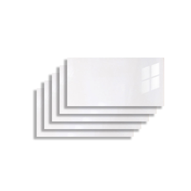 Lisslune | 5 Pack 12" X 23" PVC Peel & Stick Subway Tiles Rectangular Kitchen and Bathroom Backsplash