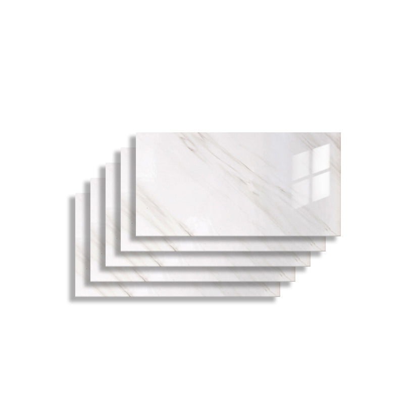 Lisslune | 5 Pack 12" X 23" PVC Peel & Stick Subway Tiles Rectangular Kitchen and Bathroom Backsplash