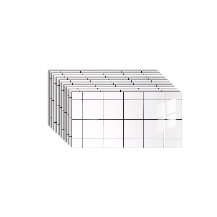 Lisslune | 10-Pack PVC rectangular Peel and Stick Tiles Kitchen and Bathroom Backsplash
