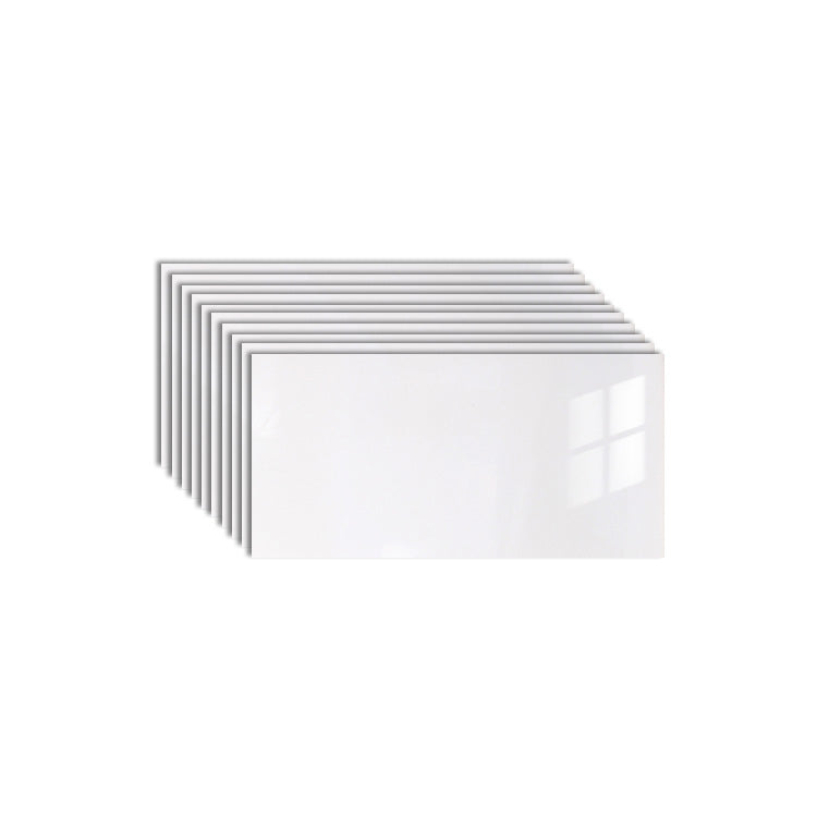 Lisslune | 10-Pack PVC Rectangular Peel and Stick Tiles Kitchen and Bathroom Backsplash