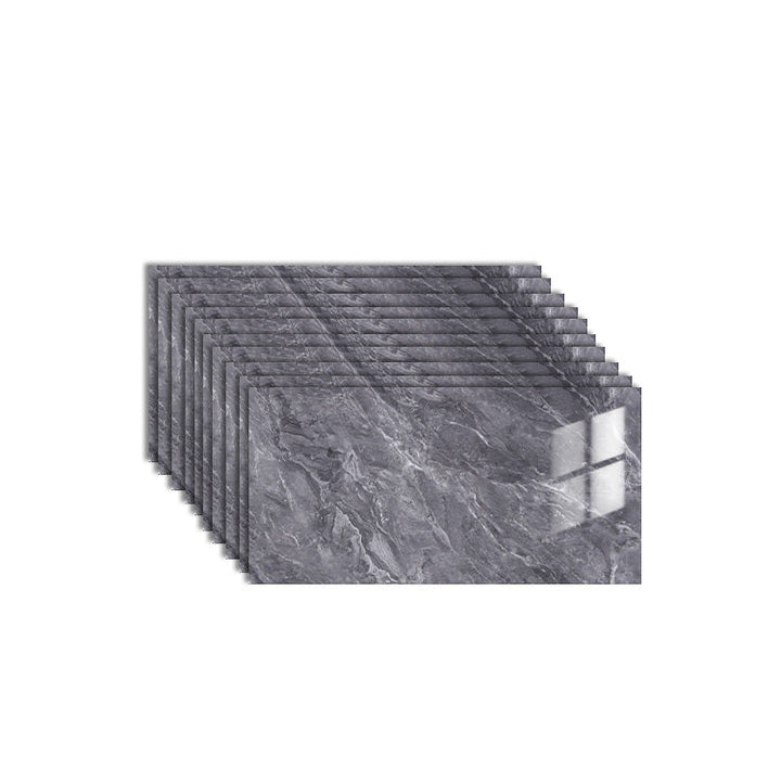 Lisslune | 10-Pack PVC Rectangular Peel and Stick Tiles Kitchen and Bathroom Backsplash