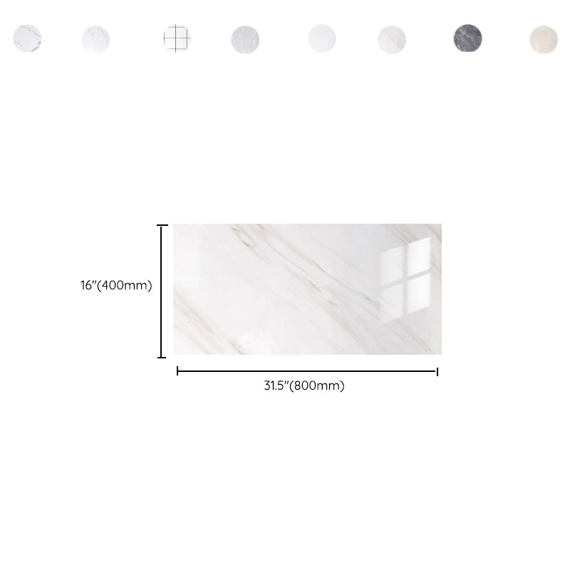 Lisslune | 10-Pack PVC rectangular Peel and Stick Tiles Kitchen and Bathroom Backsplash