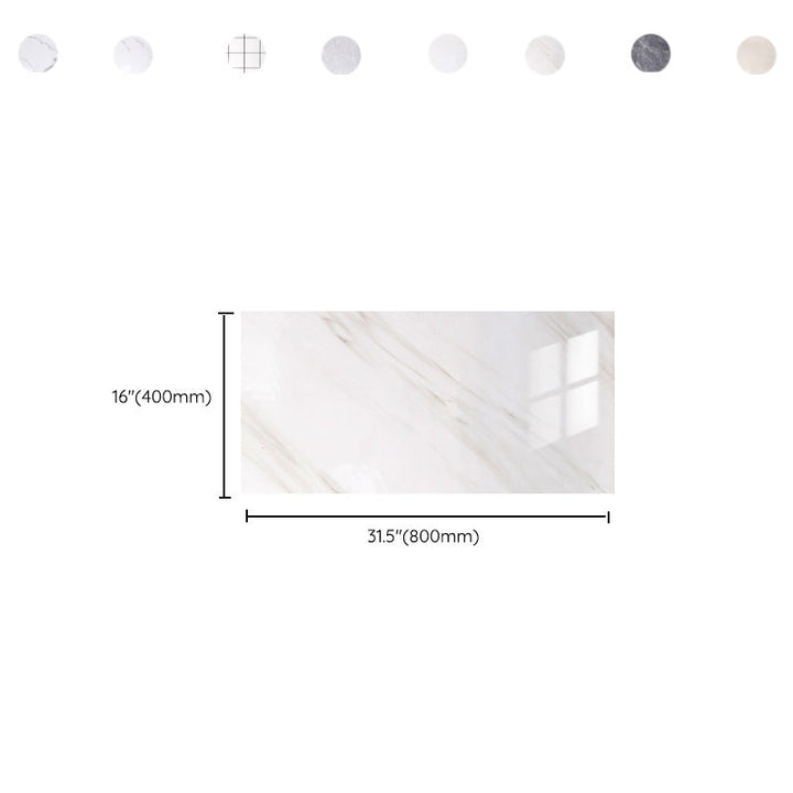 Lisslune | 10-Pack PVC rectangular Peel and Stick Tiles Kitchen and Bathroom Backsplash