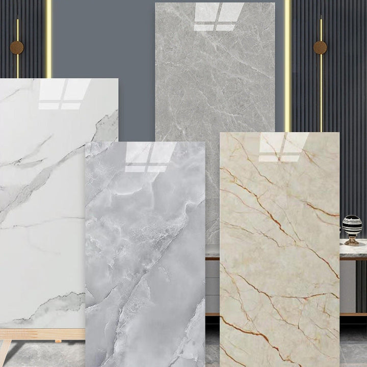 Lisslune | 10-Pack PVC rectangular Peel-and-Stick wall tile kitchen and bathroom backsplash