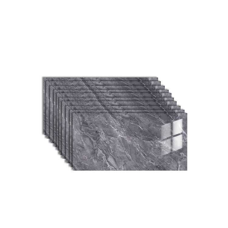 Lisslune | 10-Pack PVC rectangular Peel-and-Stick wall tile kitchen and bathroom backsplash