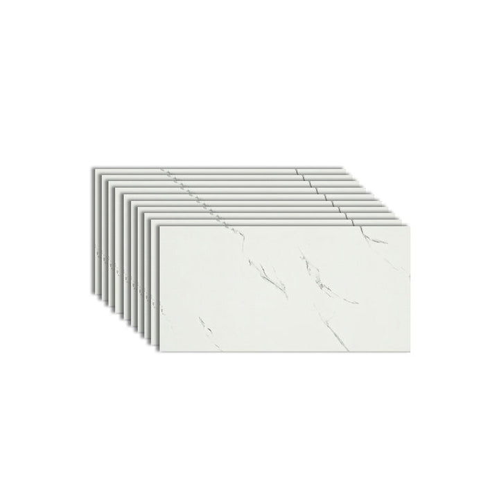 Lisslune | 10-Pack PVC rectangular Peel & Stick subway tile kitchen and bathroom backsplash