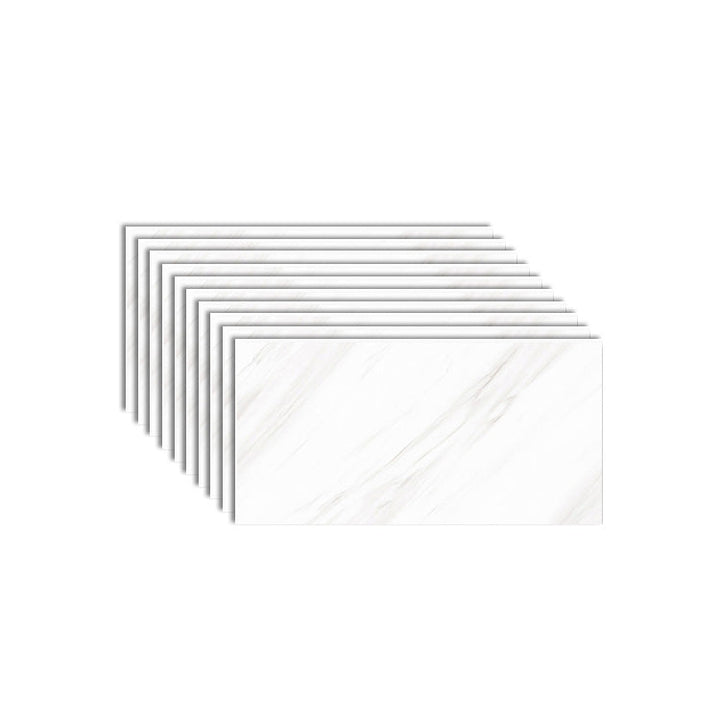 Lisslune | 10-Pack PVC rectangular Peel & Stick subway tile kitchen and bathroom backsplash