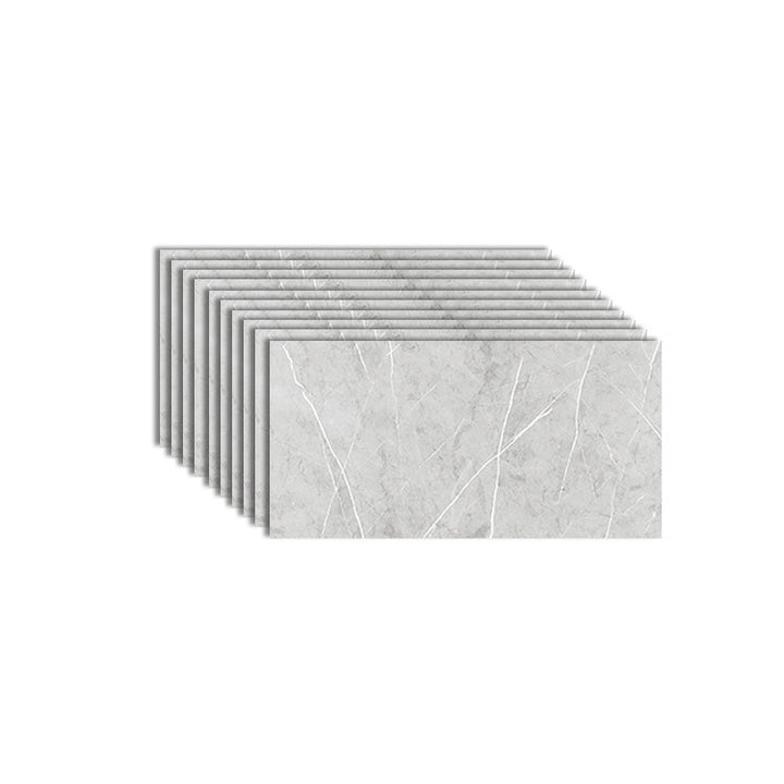 Lisslune | 10-Pack PVC rectangular Peel & Stick subway tile kitchen and bathroom backsplash