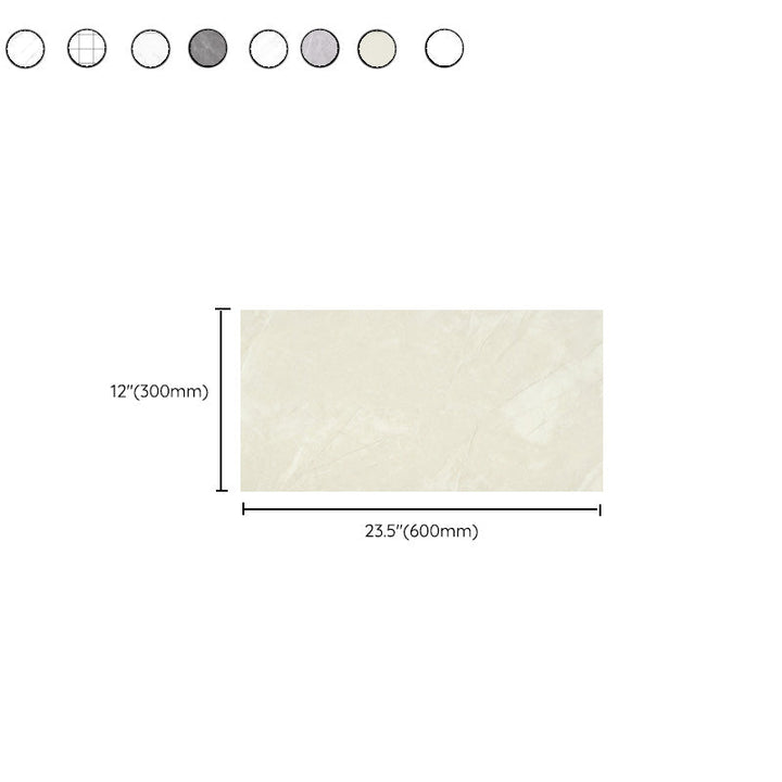 Lisslune | 10-Pack PVC rectangular Peel & Stick subway tile kitchen and bathroom backsplash