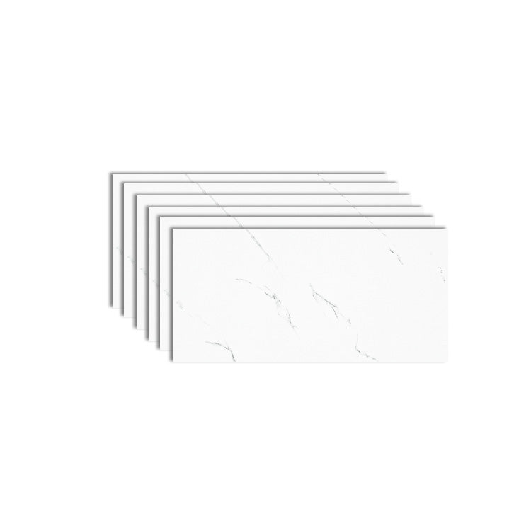 Lisslune | 6-Pack PVC Rectangular Peel & Stick Subway Tiles Kitchen and Bathroom Backsplash