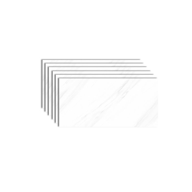 Lisslune | 6-Pack PVC Rectangular Peel & Stick Subway Tiles Kitchen and Bathroom Back Splash