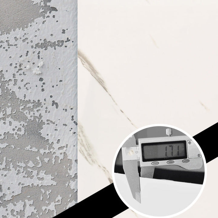 Lisslune | 6-Pack PVC Rectangular Peel & Stick Subway Tiles Kitchen and Bathroom Back Splash