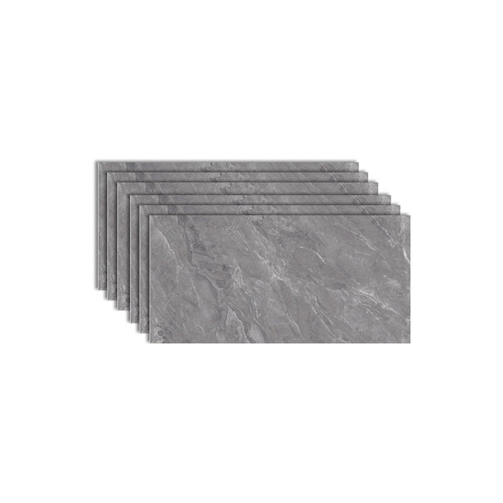 Lisslune | 6-Pack PVC Rectangular Peel & Stick Subway Tiles Kitchen and Bathroom Backsplash