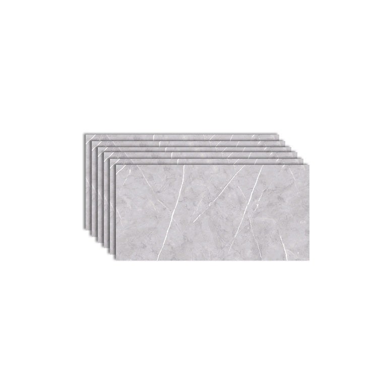 Lisslune | 6-Pack PVC Rectangular Peel & Stick Subway Tiles Kitchen and Bathroom Back Splash