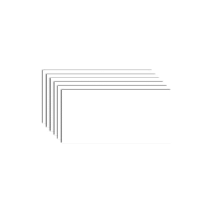 Lisslune | 6-Pack PVC Rectangular Peel & Stick Subway Tiles Kitchen and Bathroom Back Splash