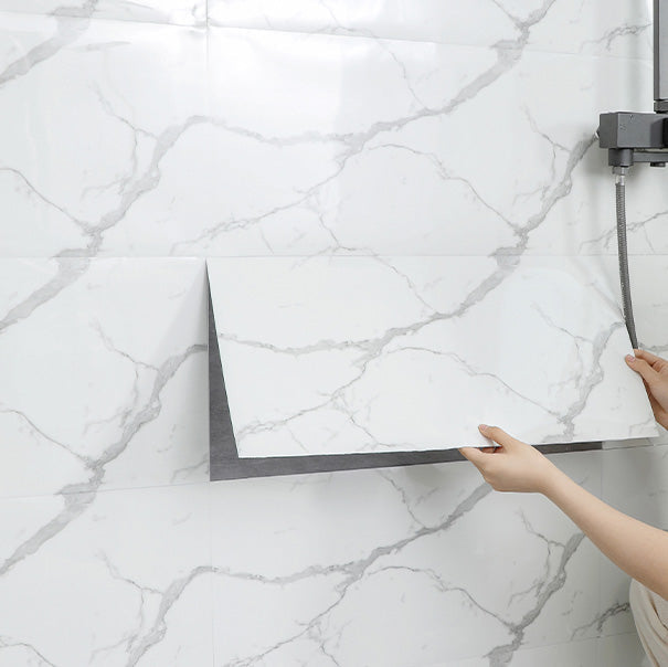 Lisslune | 10 Pack PVC Rectangular Peel & Stick Subway Tile Kitchen and Bathroom