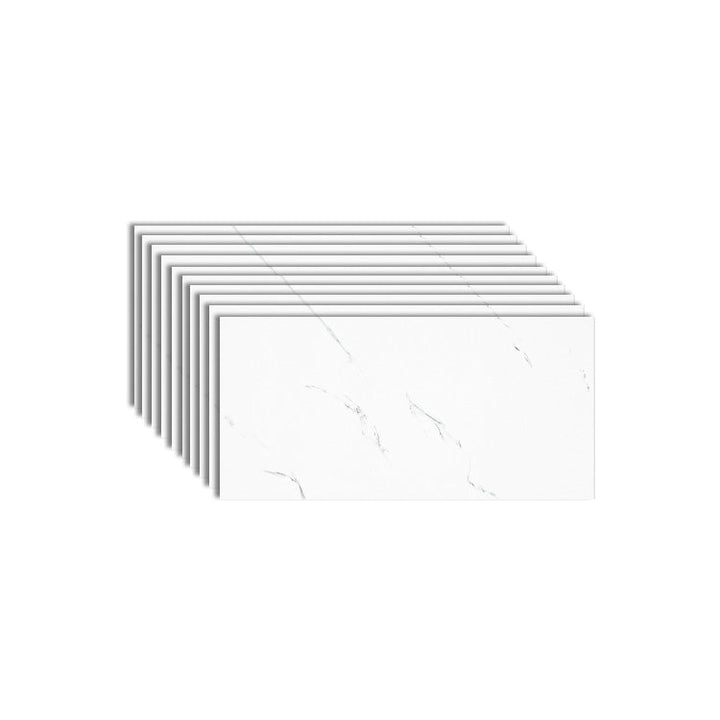 Lisslune | 10 Pack PVC Rectangular Peel & Stick Subway Tile Kitchen and Bathroom