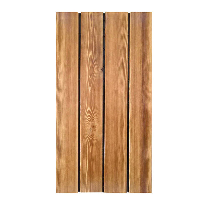 Lisslune | Parquet Pine Floor Tile Waterproof Click Lock Traditional Hardwood Floor for Living Room