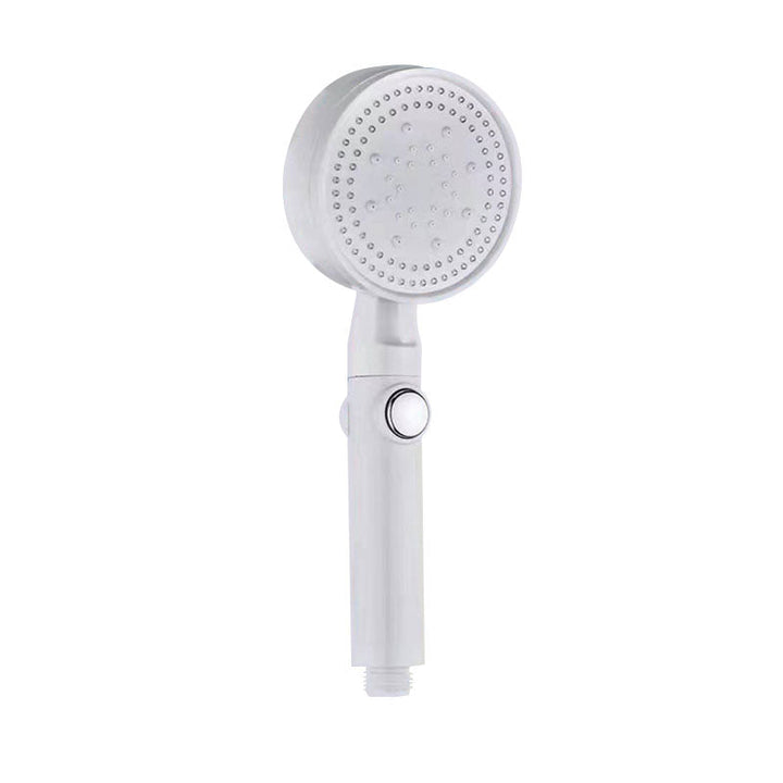 Lisslune | Contemporary Shower Head Handheld Shower Wall Mounted Round Plastic Shower Head Combo
