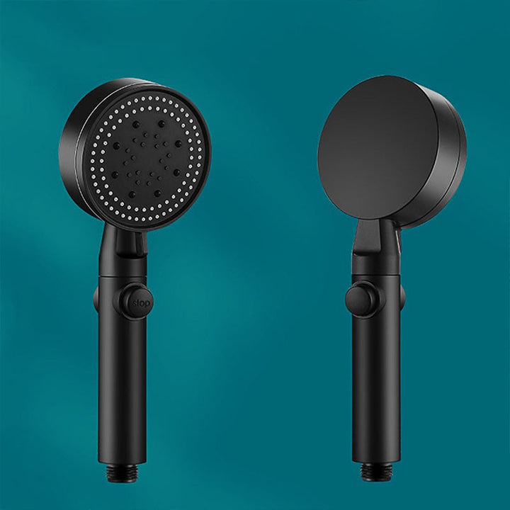 Lisslune | Contemporary Shower Head Handheld Shower Wall Mount Round Plastic Shower Head Combo