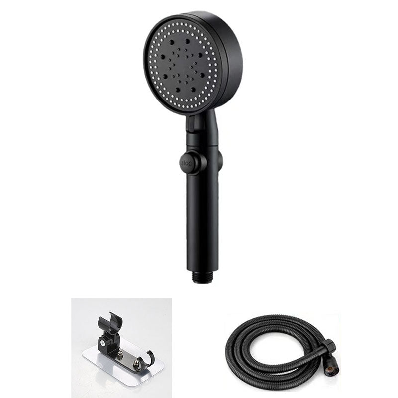 Lisslune | Contemporary Shower Head Handheld Shower Wall Mounted Round Plastic Shower Head Combo