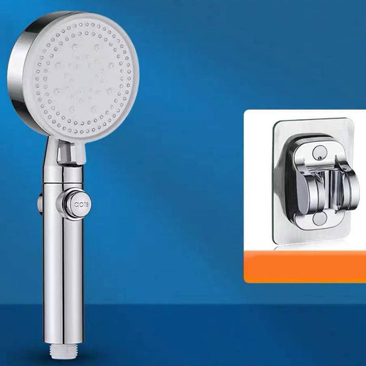 Lisslune | Contemporary Shower Head Handheld Shower Wall Mount Round Plastic Shower Head Combo