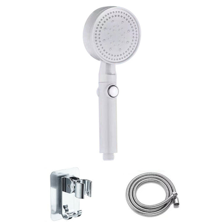 Lisslune | Contemporary Shower Head Handheld Shower Wall Mount Round Plastic Shower Head Combo