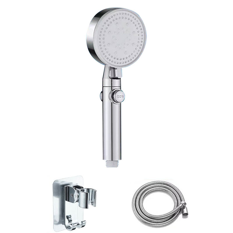 Lisslune | Contemporary Shower Head Handheld Shower Wall Mount Round Plastic Shower Head Combo