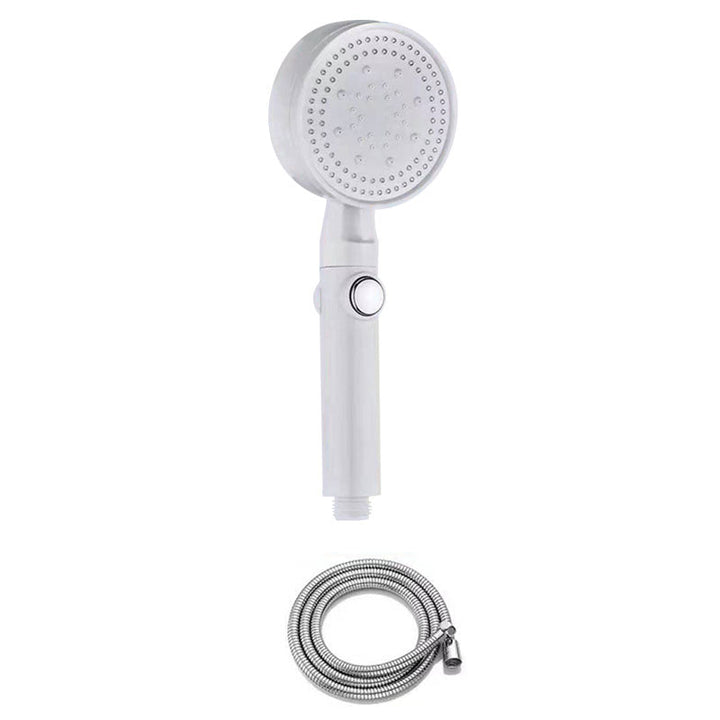 Lisslune | Contemporary Shower Head Handheld Shower Wall Mount Round Plastic Shower Head Combo