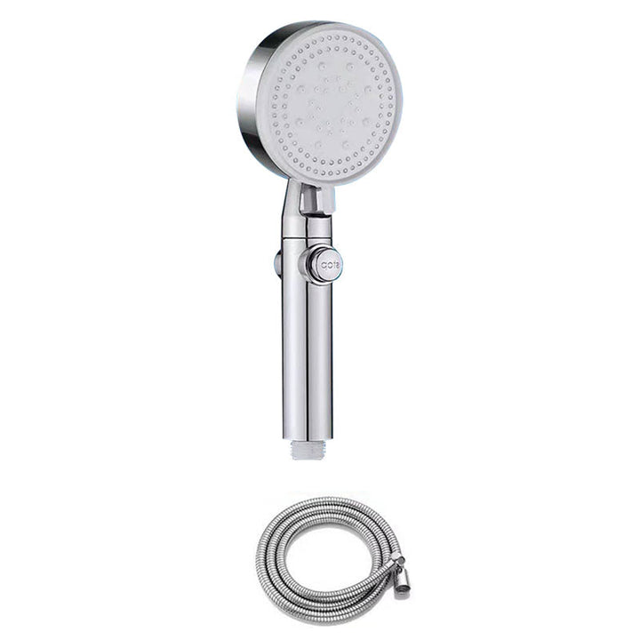 Lisslune | Contemporary Shower Head Handheld Shower Wall Mount Round Plastic Shower Head Combo